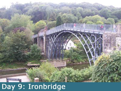Ironbridge, the oldest iron bridge in the world